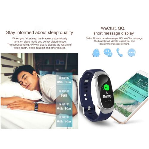  Annstar Fitness Tracker Armband Smart Bluetooth Sportuhr Herzfrequenz Schlaf Monitor Aktivitat Tracker