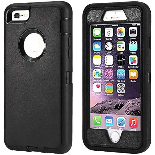  [아마존베스트]Annymall Case Compatible for iPhone 8 & iPhone 7, Heavy Duty [with Kickstand] [Built-in Screen Protector] Tough 4 in1 Rugged Shorkproof Cover for Apple iPhone 7 / iPhone 8