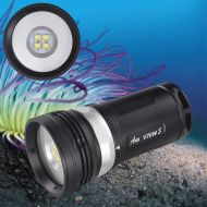 Ano V70WS Diving Video Light with Unique Charger System 5000 Lumens Diving Photo Light with Samsung Battery Pack Waterproof Underwater Professional Video Light