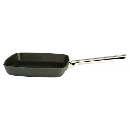  Anolon Professional Harteloxierte Grillpfanne, quadratisch, schwarz, 24cm