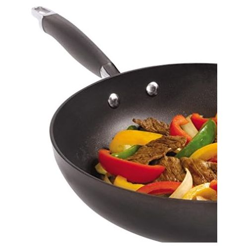  [아마존베스트]Anolon 82031 Advanced Hard Anodized Nonstick Fry Saute Purpose Pan with Lid, 12 Inch, Graphite Gray