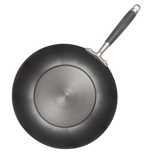  [아마존베스트]Anolon 82031 Advanced Hard Anodized Nonstick Fry Saute Purpose Pan with Lid, 12 Inch, Graphite Gray