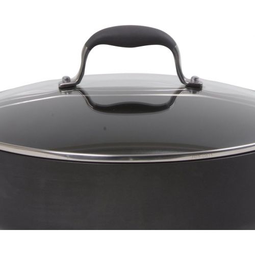  [아마존베스트]Anolon 81882 Advanced Hard Anodized Nonstick Sauce Pan/Saucepan with Lid, 2 Quart, Gray