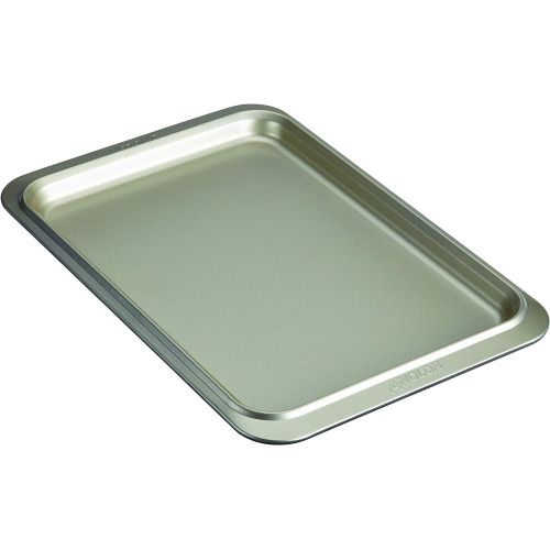  Anolon 59813 Allure Nonstick Bakeware, Nonstick Cookie Sheet / Baking Sheet - 10 Inch x 15 Inch, Onyx/Black/Pewter: Kitchen & Dining