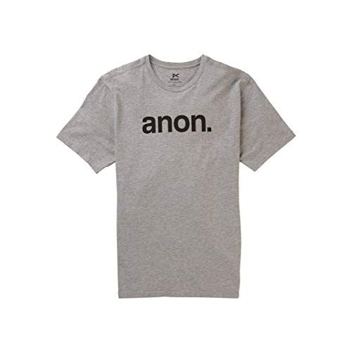 버튼 Burton Mens Short Sleeve Tee, Gray Heather, Small