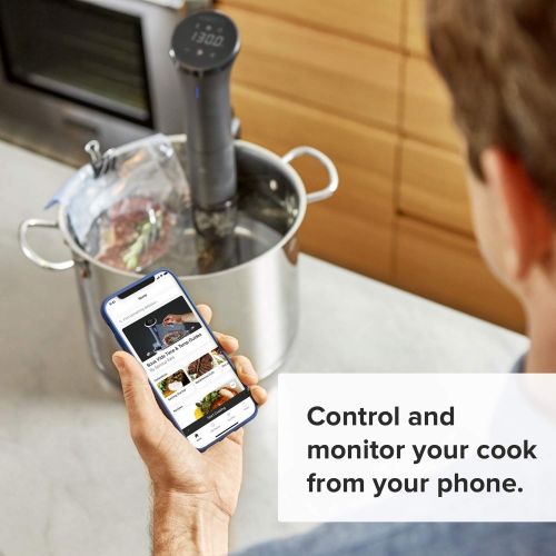  Amazon and ships from Amazon Fulfillment. Anova Culinary Sous Vide Precision Cooker Nano | Bluetooth | 750W | Anova App Included