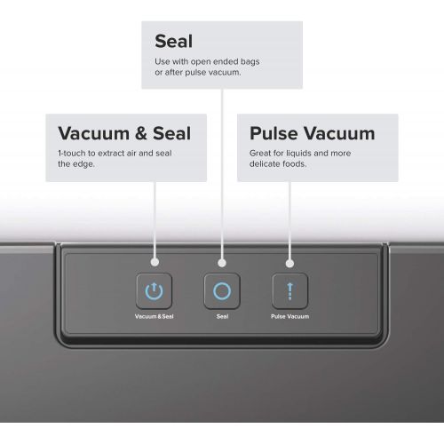  Anova Culinary ANVS01-US00 Anova Precision Vacuum Sealer, Includes 10 Precut Bags, For Sous Vide and Food Storage