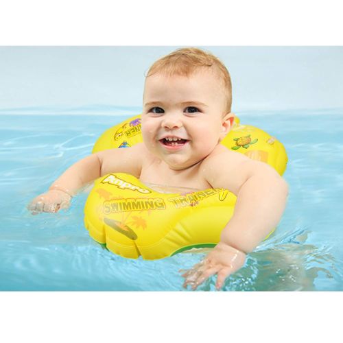  [아마존 핫딜]  [아마존핫딜]Anpro Baby Schwimmring Aufblasbarer Schwimmtrainer, Mitwachsende Schwimmhilfe, Schwimmsitz Schwimmreifen, Baby Float Innendurchmesser 15cm, Aussendurchmesser 56cm fuer Babys ab 3 bis