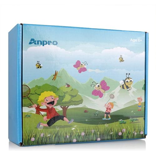  [아마존 핫딜]  [아마존핫딜]Anpro 25Stk Kinder Outdoor Exploration Spielzeug, Abenteur Spielzeug Kit Fernglas Set Outdoor Adventure Set mit Tragetasche Spass Geschenk Spielzeug fuer Camping Weihnachten, Blau