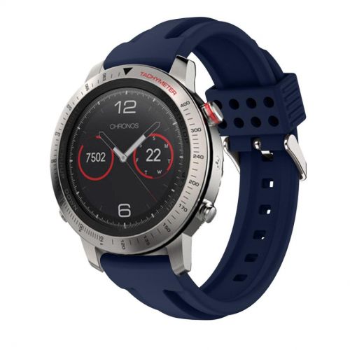  Ansenesna Uhrenarmband mit Silikon Gear Quick Release fuer Garmin Fenix Chronos GPS Uhr Ersatzteile 22MM