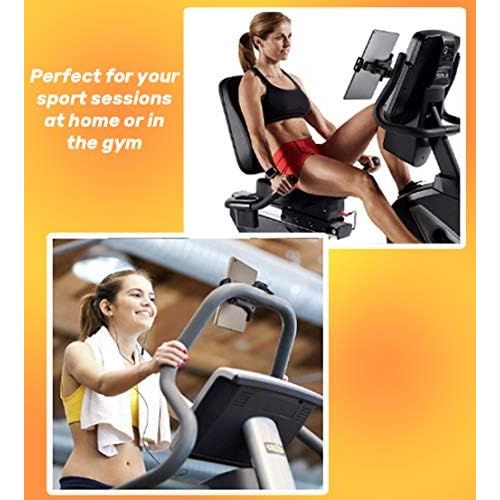  [아마존베스트]Antber Tablet holder exercise bike compatible with iPad valid for all handlebar types bicycle mount tablet fitness bike fitness bike bike bike trainer home bike