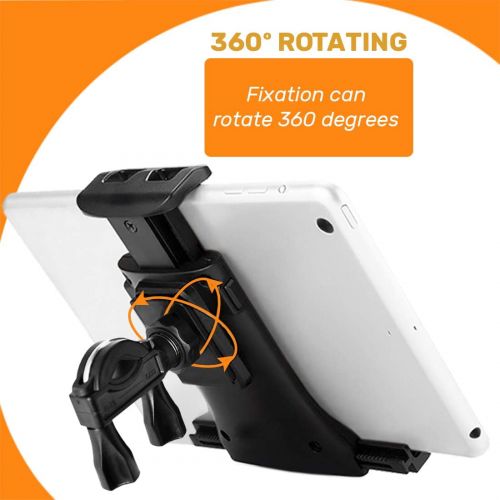  [아마존베스트]Antber Tablet holder exercise bike compatible with iPad valid for all handlebar types bicycle mount tablet fitness bike fitness bike bike bike trainer home bike