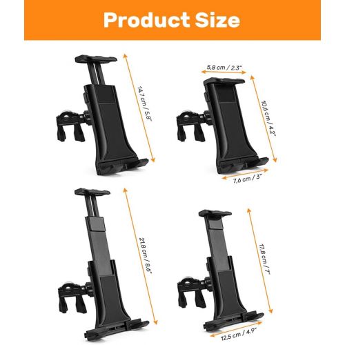  [아마존베스트]Antber Tablet holder exercise bike compatible with iPad valid for all handlebar types bicycle mount tablet fitness bike fitness bike bike bike trainer home bike