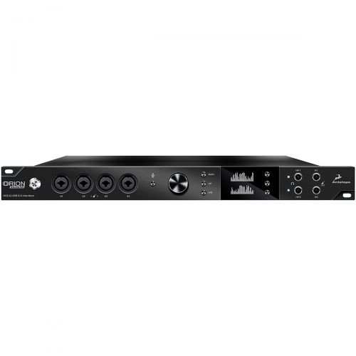  Antelope Audio},description:With a high-speed USB 3.0 port, extended analog IO, 12 Class A mic pres and enhanced conversion, Orion Studio HD is a fit for any professional DAW envi