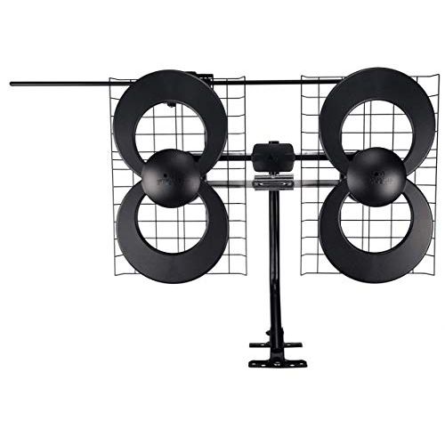  [아마존베스트]Antennas Direct Clearstream 4V TV Antenna, 70+ Mile Range, UHF/Vhf, Multi-Directional, Indoor, Attic, Outdoor, Mast W/Pivoting Base/Hardware/Adjustable Clamp/Sealing Pads, 4K Ready