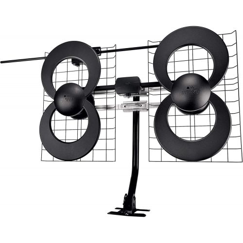  [아마존베스트]Antennas Direct Clearstream 4V TV Antenna, 70+ Mile Range, UHF/Vhf, Multi-Directional, Indoor, Attic, Outdoor, Mast W/Pivoting Base/Hardware/Adjustable Clamp/Sealing Pads, 4K Ready