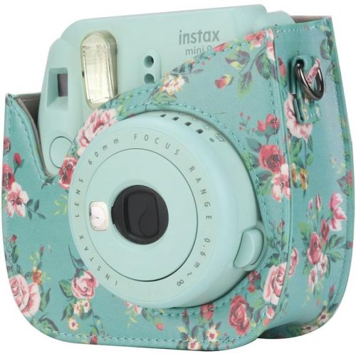  Anter Protective Case Compatible for Fujifilm Instax Mini 8 Mini 8+ Mini 9 Instant Film Camera with Removable Strap and Back Pocket
