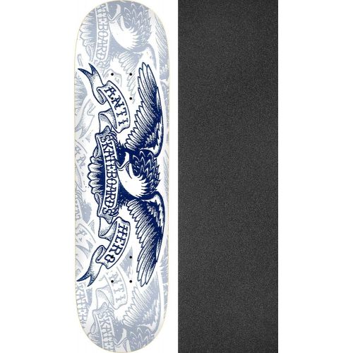 Anti Hero Skateboards Copier Eagle Skateboard Deck - 8.06 x 31.8 with Mob Grip Perforated Black Griptape - Bundle of 2 Items