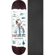 Anti Hero Skateboards Austin Kanfoush Recycling Skateboard Deck - 8.06 x 31.8 with Mob Grip Perforated Black Griptape - Bundle of 2 Items