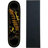 Anti Hero Skateboards Anti Hero Skateboard Deck Cardiel Burro Black 8.62 x 32.31 with Grip