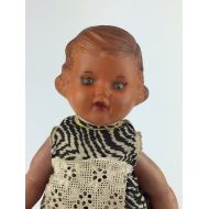 /Antique171 Vintage soft rubber doll - toy doll - vintage toy