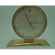 Antiquefrenchtools IMHOF clock in brass, Switzerland, prestigious brand global production, Rare watch, quality and Design, great decorative object.