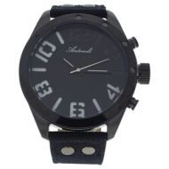 Antoneli AG1274-02 Mens Black Leather Strap Watch