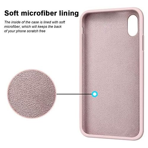  [아마존베스트]iPhone XR Case, Anuck Soft Silicone Gel Rubber Bumper Phone Case with Anti-Scratch Microfiber Lining Hard Shell Shockproof Full-Body Protective Case Cover for Apple iPhone XR 6.1 2