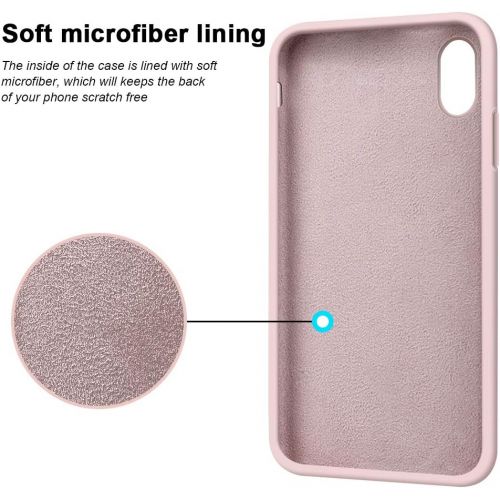  [아마존베스트]iPhone XR Case, Anuck Soft Silicone Gel Rubber Bumper Phone Case with Anti-Scratch Microfiber Lining Hard Shell Shockproof Full-Body Protective Case Cover for Apple iPhone XR 6.1 2