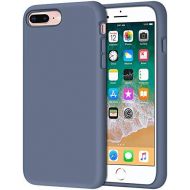 [아마존베스트]Anuck Case for iPhone 8 Plus Case, for iPhone 7 Plus Case 5.5 inch, Soft Silicone Gel Rubber Bumper Case Microfiber Lining Hard Shell Shockproof Full-Body Protective Case Cover - B