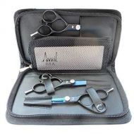 Anvil USA 1003 Blue Turillium Small Pet Grooming Shear Kit
