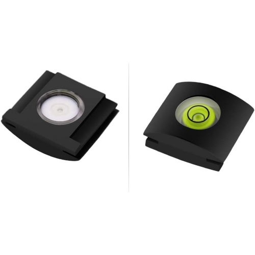  Anwenk Hot Shoe Level Camera Bubble Level Hot Shoe Spirit Level Hot Shoe Cover (Includes 2 Axis Bubble Level and 1 Axis Hot Shoe Cover) Combo Pack