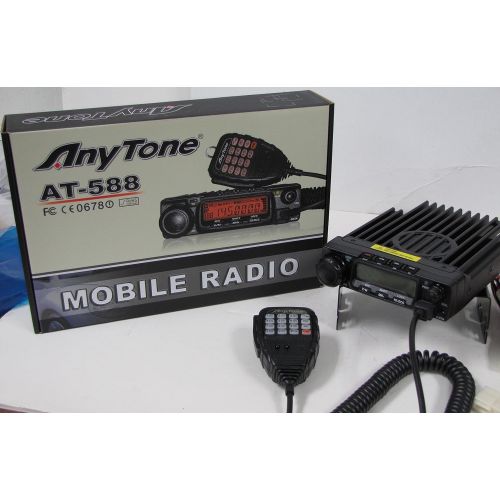  AnyTone at 588 UHF 400-490 MHz Mobile Radio with Scrambler