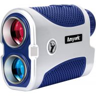 [아마존베스트]Anyork Golf & Hunting Rangefinder 1500yards, 6X Laser Range Finder with Slope On/Off,Flag-Lock Tech with Vibration, Continuous Scan Support-with Battery