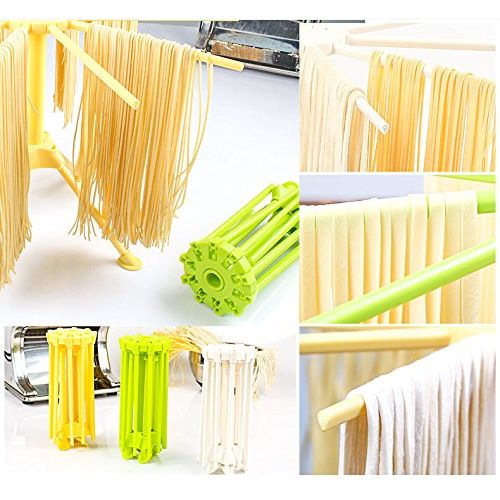  Anzirose Nudelstander ABS Kunststoff Pastatrockner Faltbar Pasta Drying Rack - Weiss