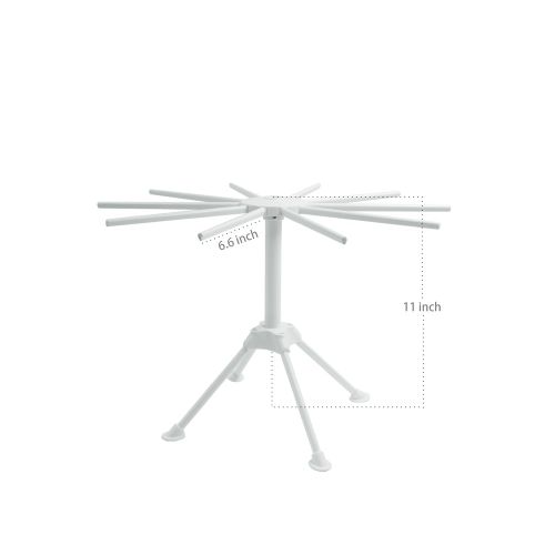  Anzirose Nudelstander ABS Kunststoff Pastatrockner Faltbar Pasta Drying Rack - Weiss