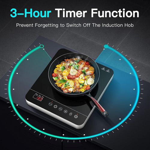  [아마존베스트]Aobosi Induction Hob, Induction Hotplate, 2000 Watts