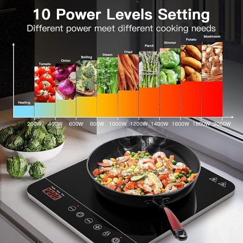  [아마존베스트]Aobosi Induction Hob, Induction Hotplate, 2000 Watts