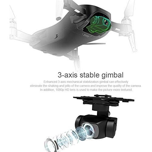  Aoile WiFi 1.2KM FPV RC Drone C-Fly Faith 5G GPS with 4K HD Camera 3-Axis Stable Gimbal 25 Mins Flight Time Quadcopter RTF VS X12 4K Black with Box