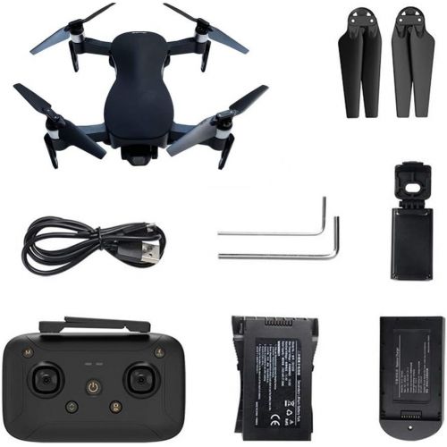  Aoile WiFi 1.2KM FPV RC Drone C-Fly Faith 5G GPS with 4K HD Camera 3-Axis Stable Gimbal 25 Mins Flight Time Quadcopter RTF VS X12 4K Black with Box