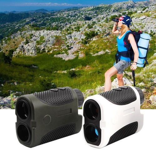  Aolvo Rangefinding Binoculars, 400M 6X Stabilized Rangefinder Manual Golf Best Rangefinder with Attachment Accessories for Hunting Archery Outdoor Adventure Construction Survey