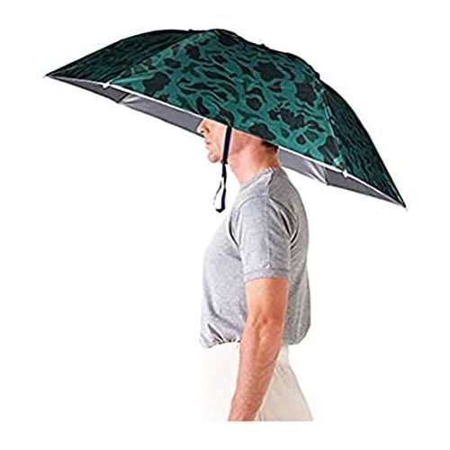  [아마존베스트]Aoneky Foldable Umbrella Hat Rain Hat Sun Hat for Outdoor Sports Golf Fishing Camping Hat Funny Joke Gift