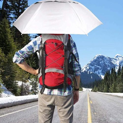  [아마존베스트]Aoneky Foldable Umbrella Hat Rain Hat Sun Hat for Outdoor Sports Golf Fishing Camping Hat Funny Joke Gift