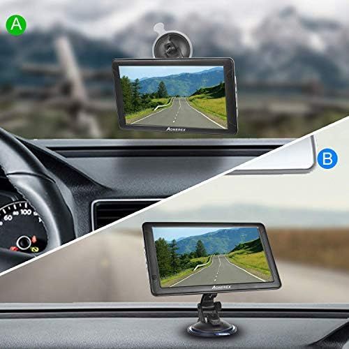  [아마존베스트]Aonerex GPS Navigation for Car Truck Car 9 Inch Touchscreen Navigation Device 8G 256M Voice Guide Speed Camera Warning with POI Lifetime Free Map Update Lane Assistant UK EU 52 Map