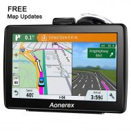 Aonerex GPS Navigation for Cars, 7-inch HD Touch Screen, Built-in 8GB Real Voice Turn Alarm, Satellite Navigation, Free Lifetime map