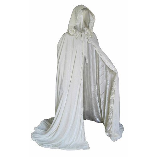  Aorme Halloween Hooded Cloaks Medieval Costumes Cosplay Wedding Capes Robe