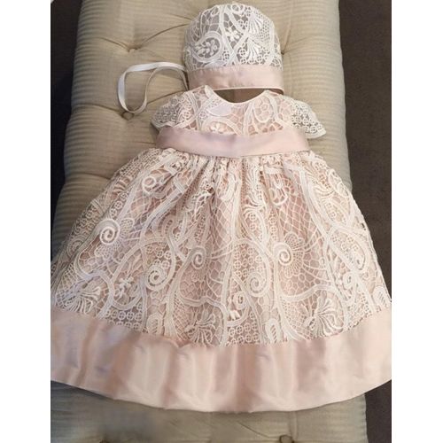  Aorme Christening Gown Dress Lace Christening Gowns Girls Baptism Dress 0-24 Months