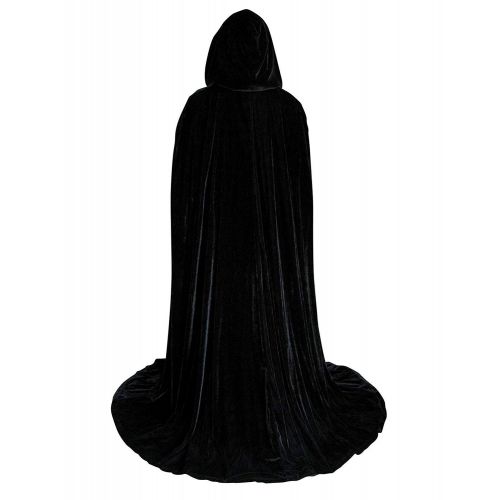  Aorme Halloween Hooded Cloaks Medieval Costumes Cosplay Wedding Capes Robe