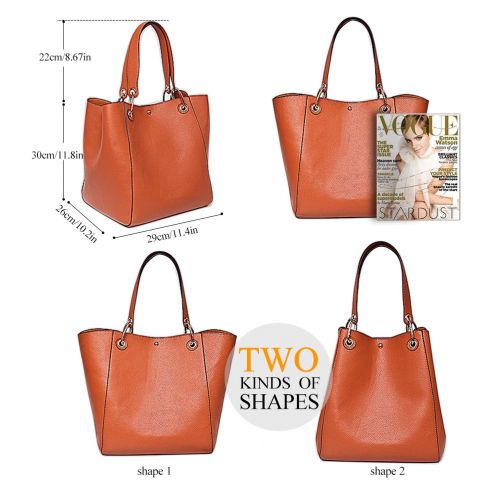  Aosbos Tote Bag for Women Leather Handbags Shoulder Bags Large Hobo Purse Work Travel