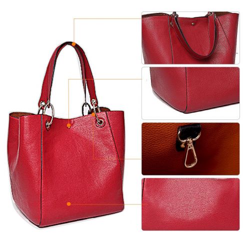  Aosbos Tote Bag for Women Leather Handbags Shoulder Bags Large Hobo Purse Work Travel